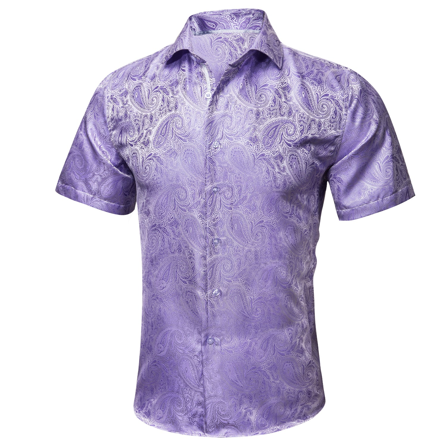 Mens purple best sale paisley shirt