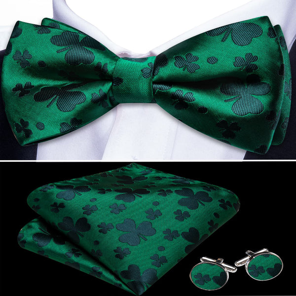 emerald green bow tie