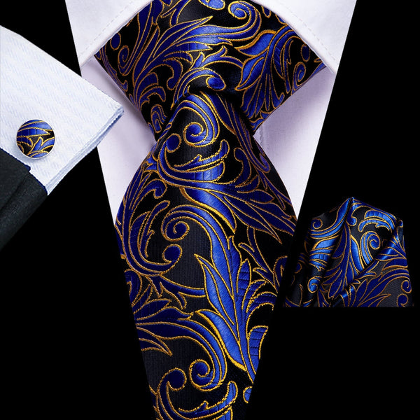 navy floral ties