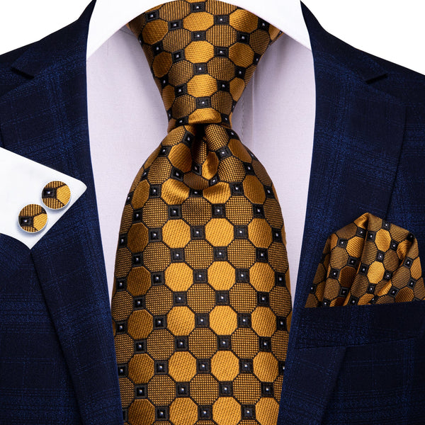 gold mens tie