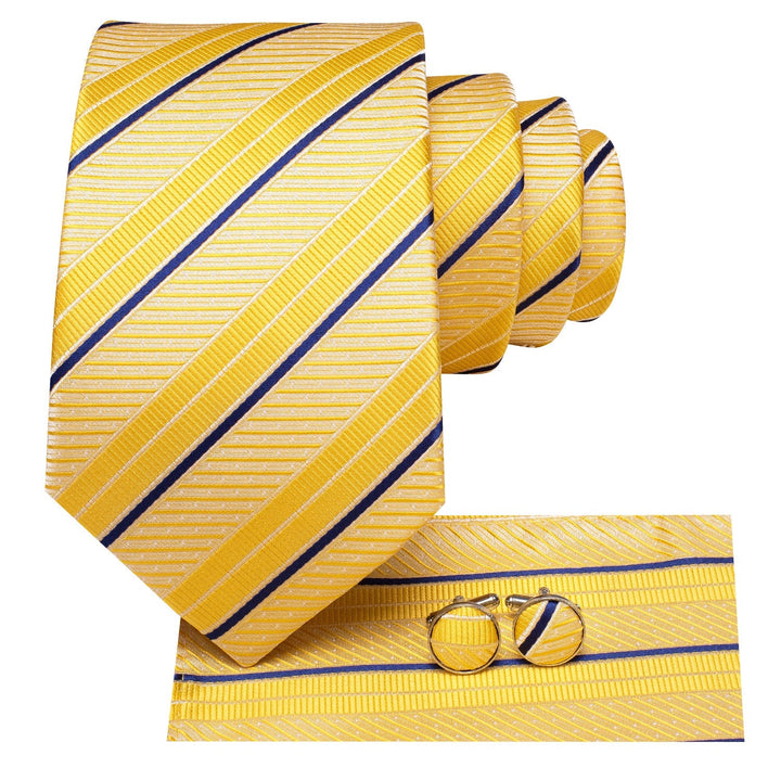 yellow necktie