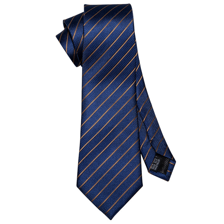 navy stripe tie