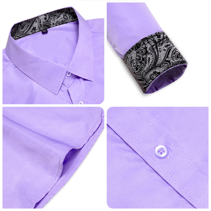 business wedding splicing button down men's silk shirts