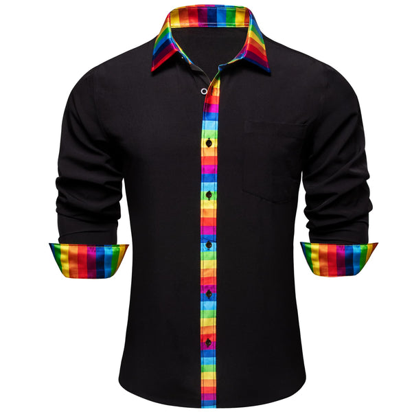 black shirt for men