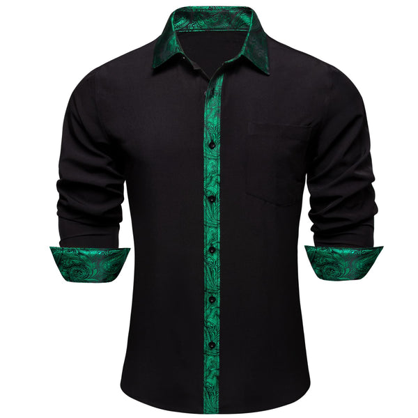 black long sleeve shirt for men