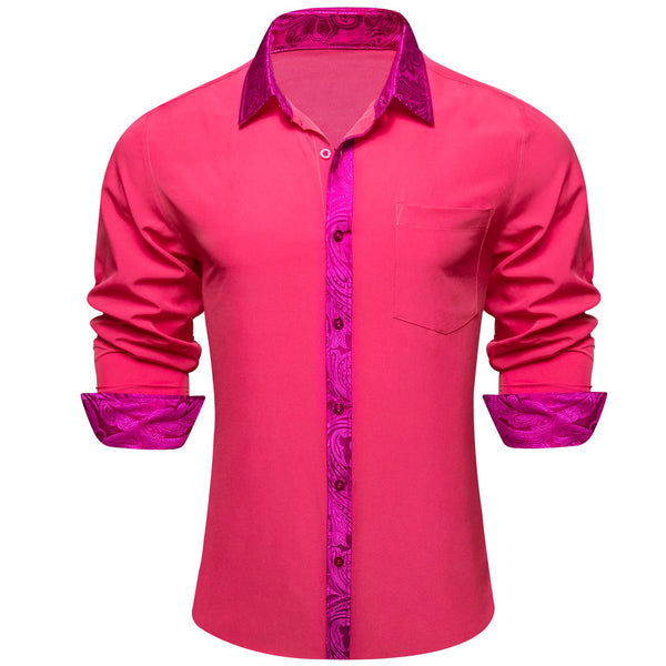 pink dress shirt