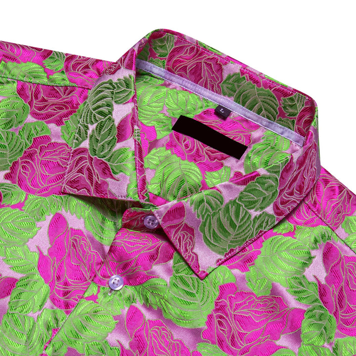 silk floral shirt