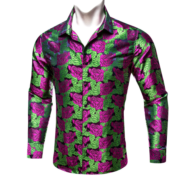 long sleeve floral shirt