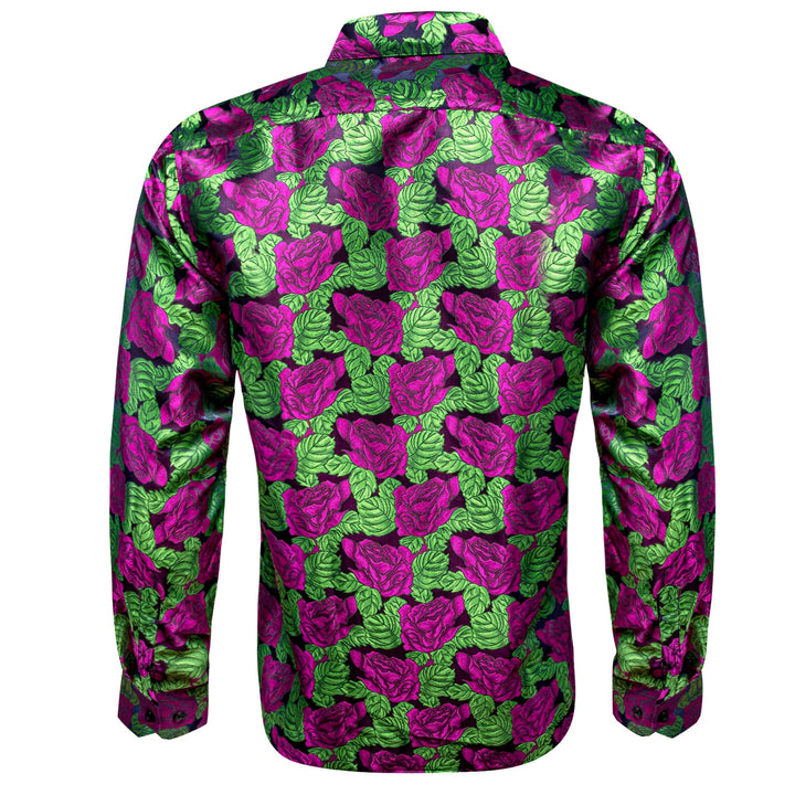 floral shirt men's long sleeve