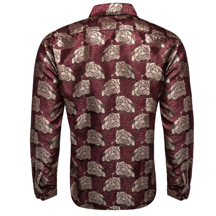 floral shirt mens long sleeve