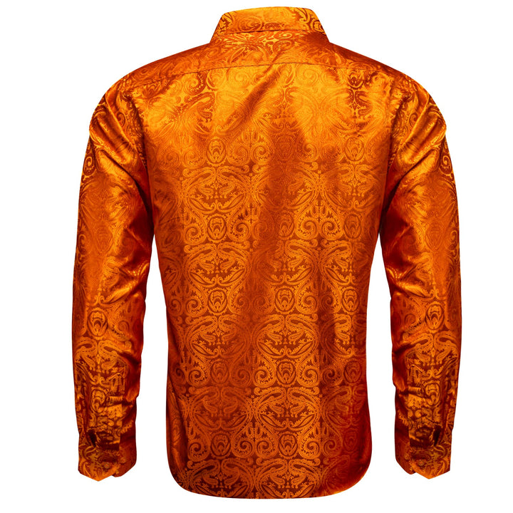 orange mens shirt