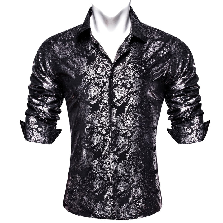 black french cuff shirt