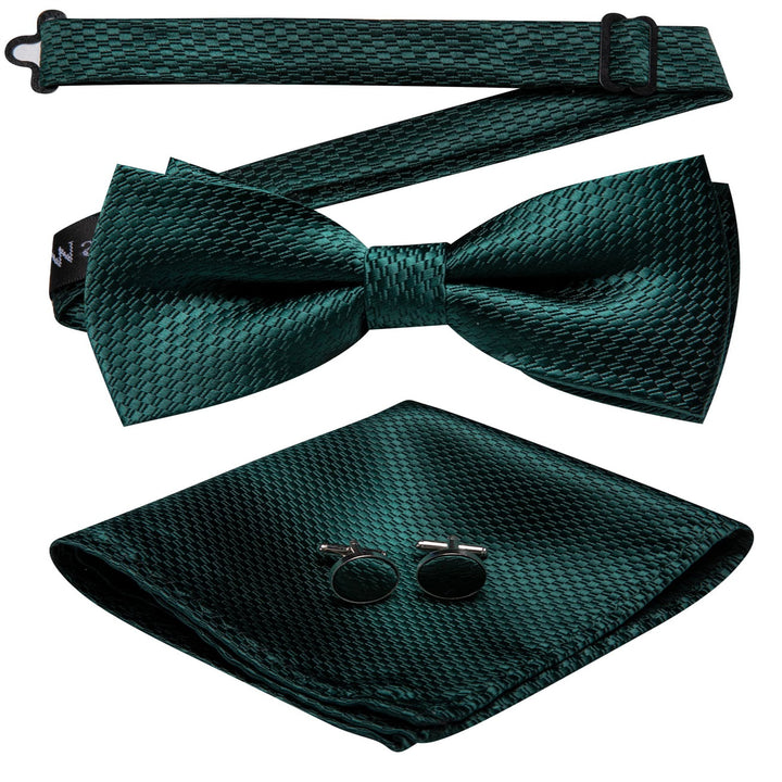 dark green bowtie