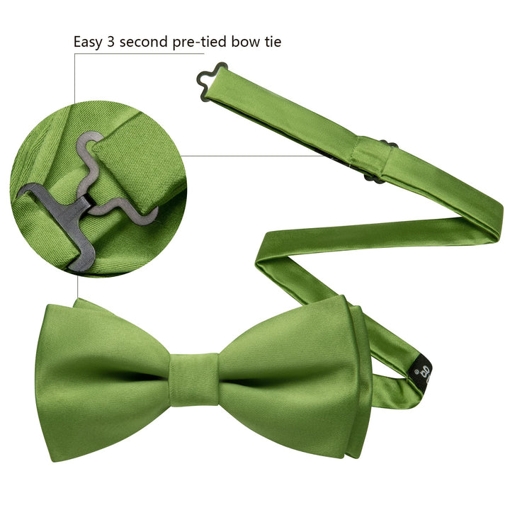 mens green bowtie