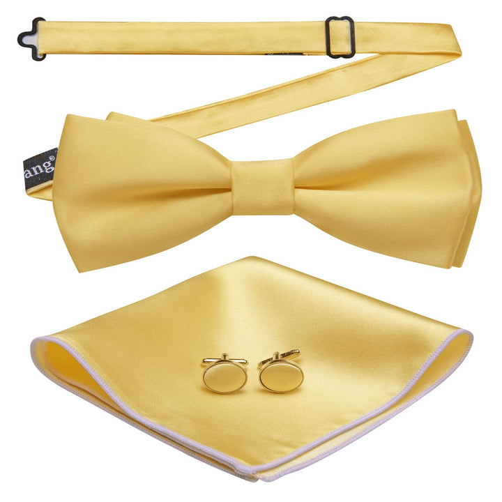 pastel yellow bowtie