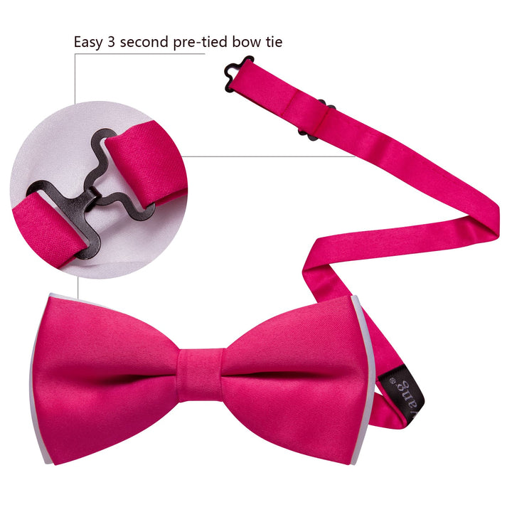 dark pink bowtie