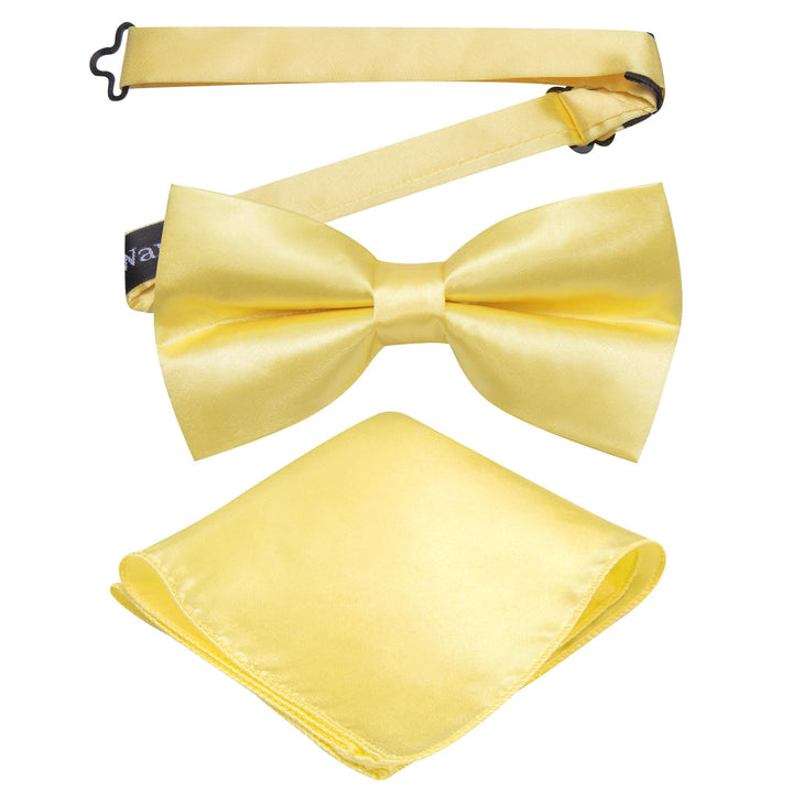 yellow dress bow tie