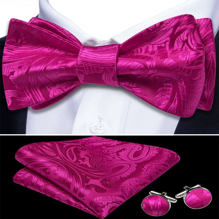 hot pink bow tie