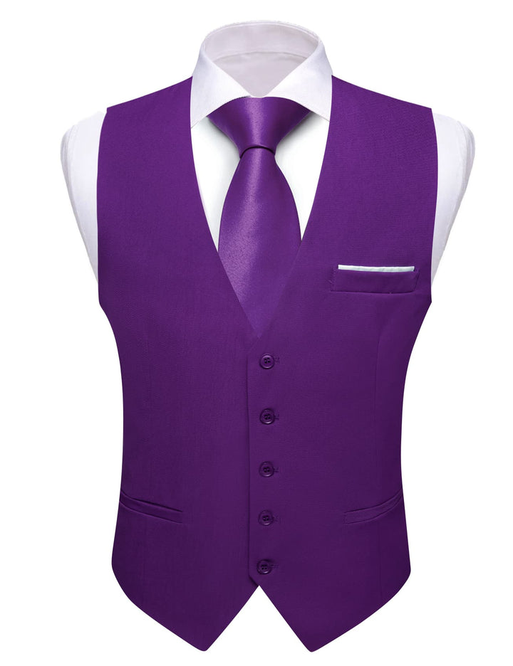 dark purple vest