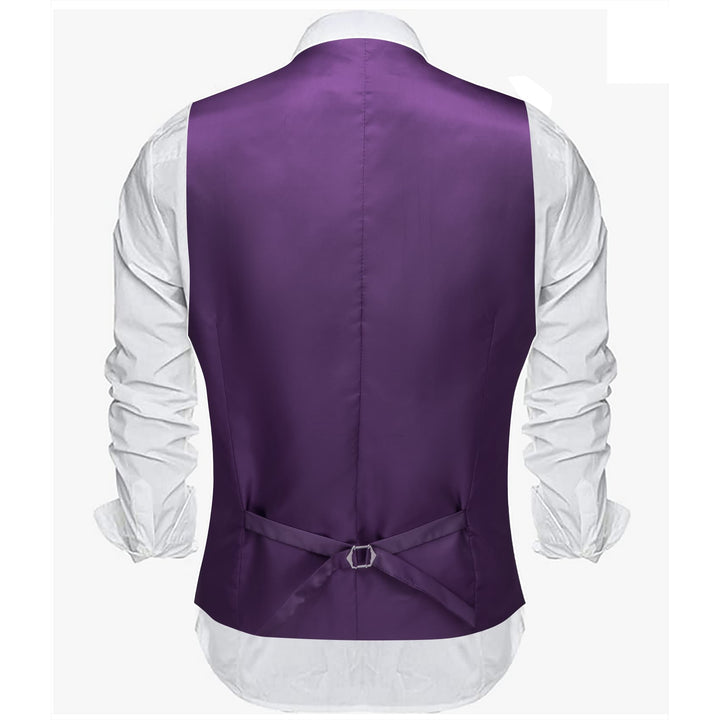 purple dress vest