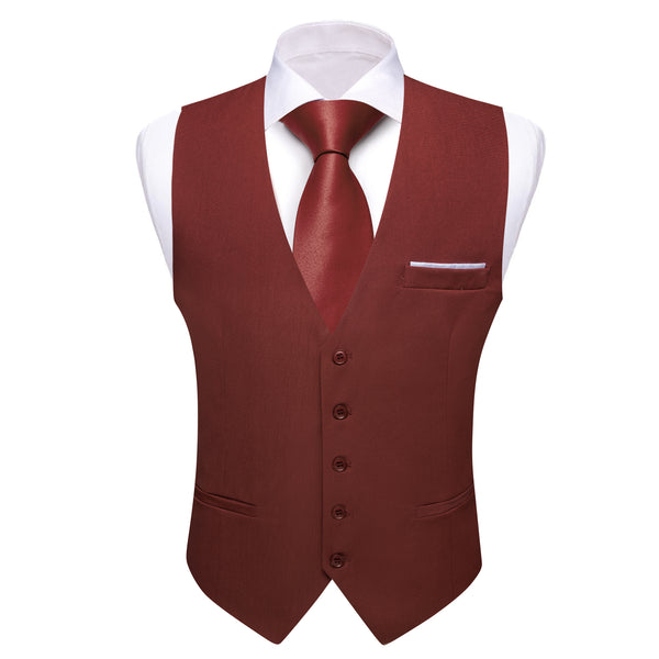 Burgundy vest