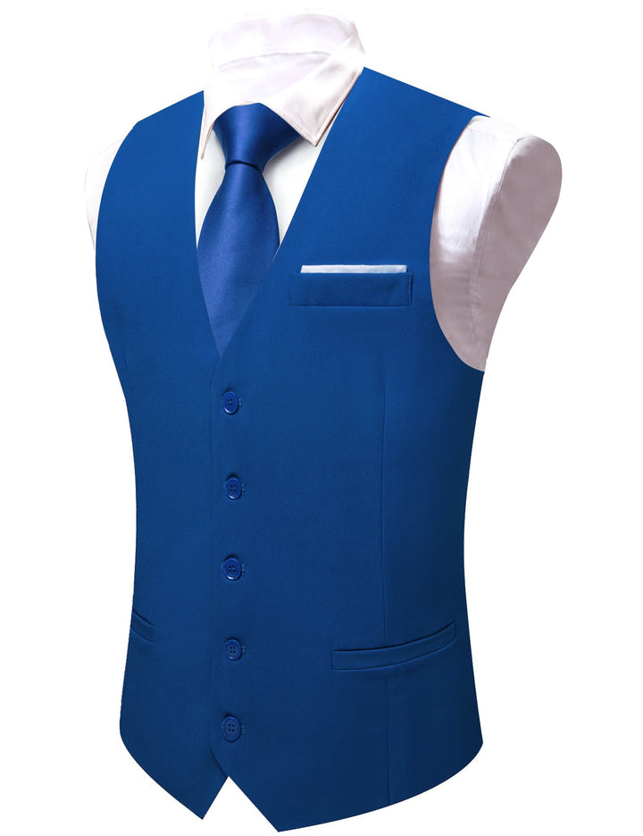 mens blue vest