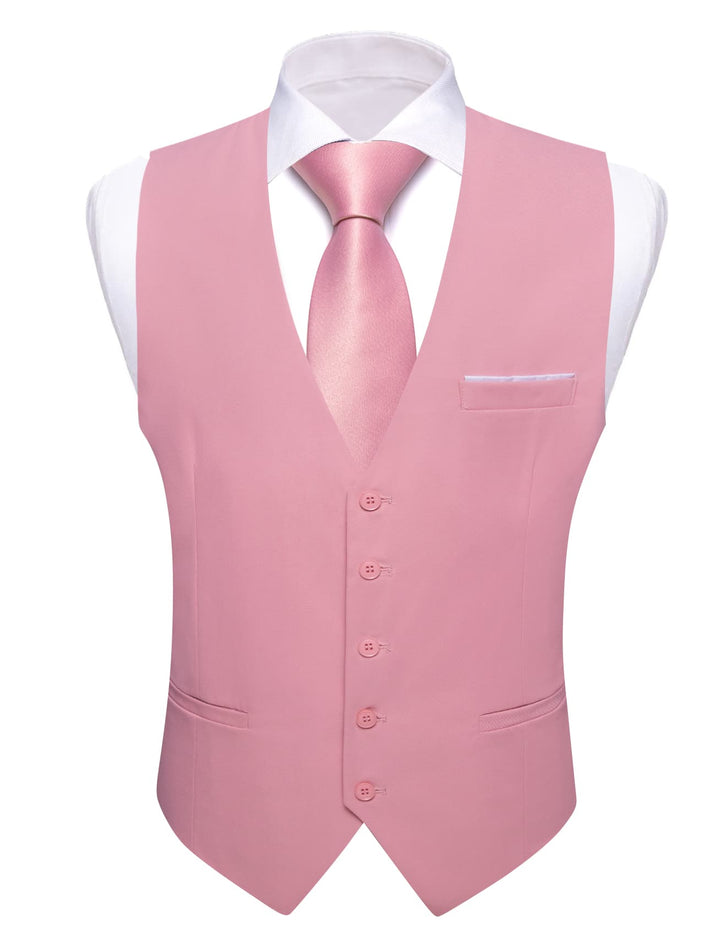 pink suit vest