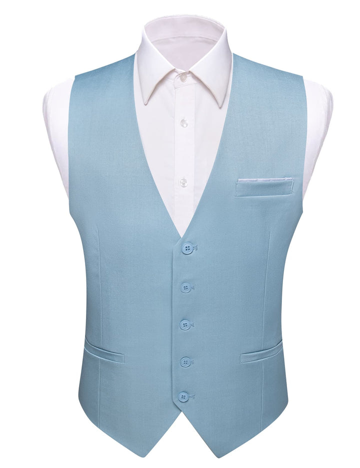 light blue vest