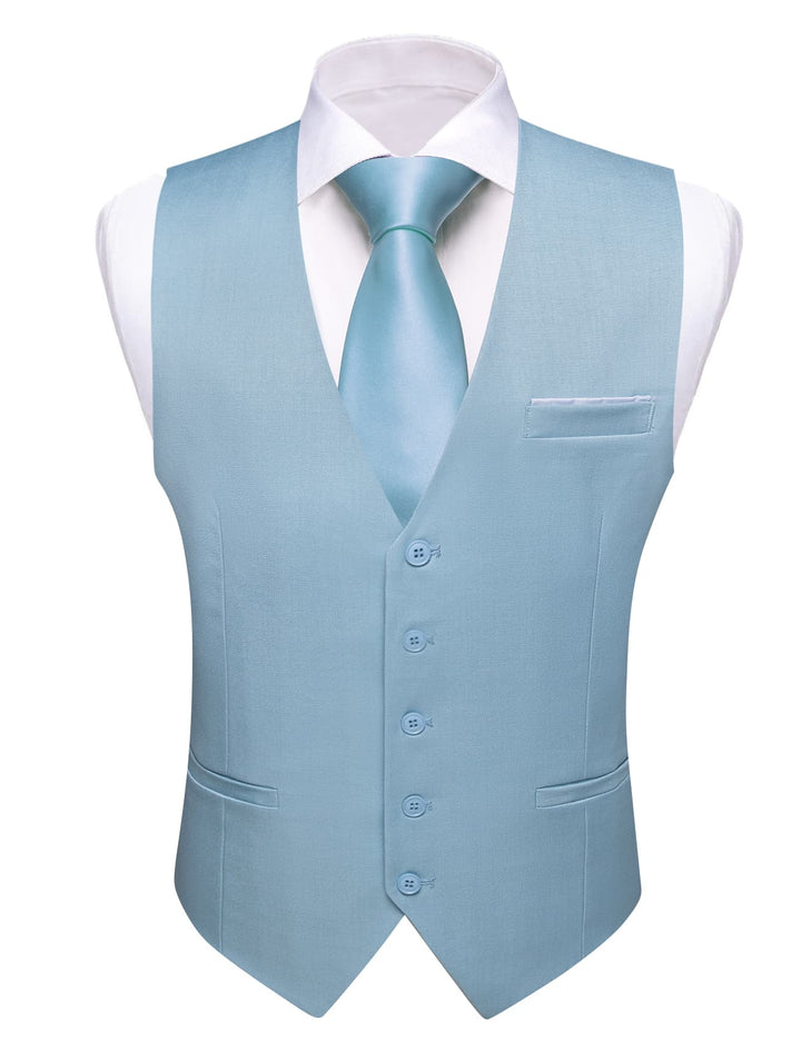 mens blue vest