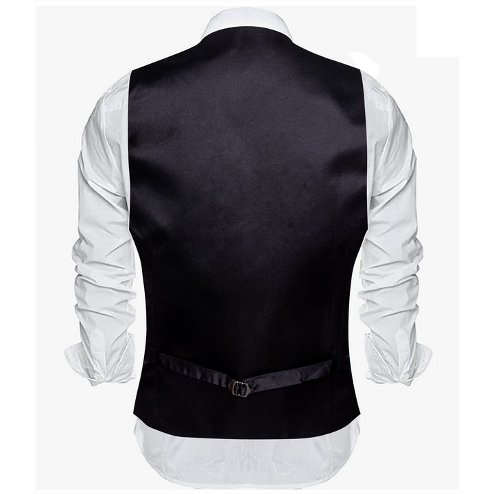 mens black vest