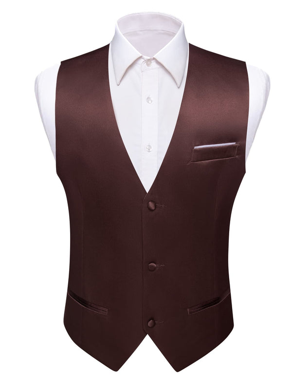 mens brown vest