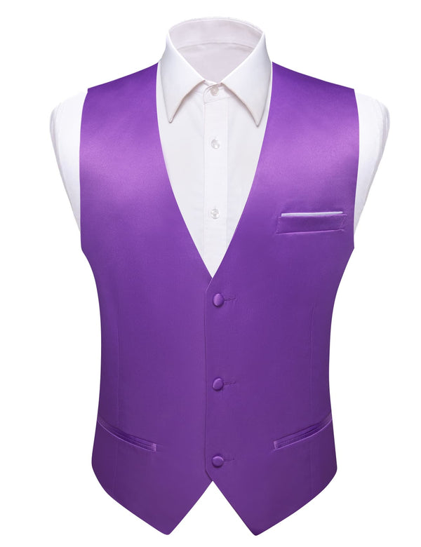 purple tuxedo vest