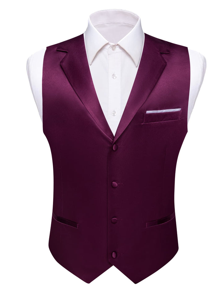 mens purple vest