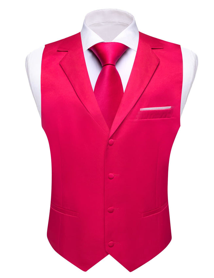 pink suit vest