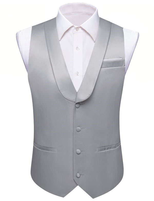 grey suit vest