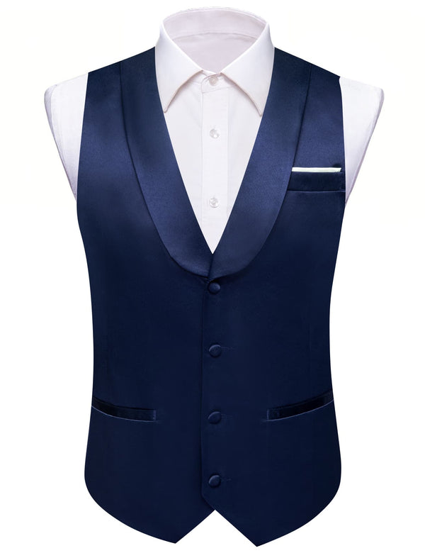 navy blue vest