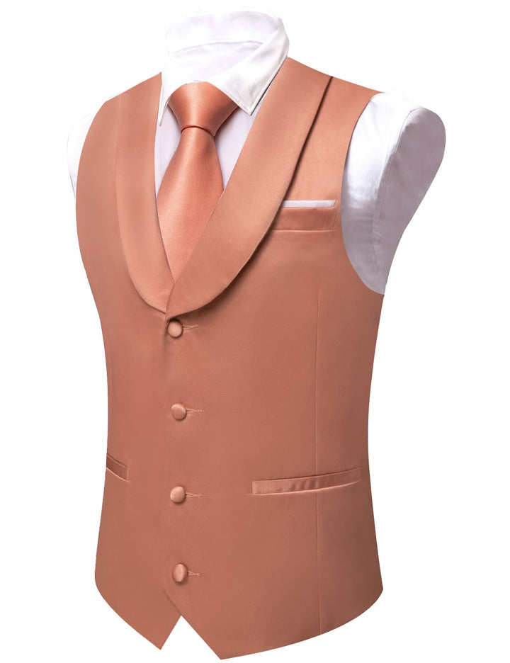 pink vest suit