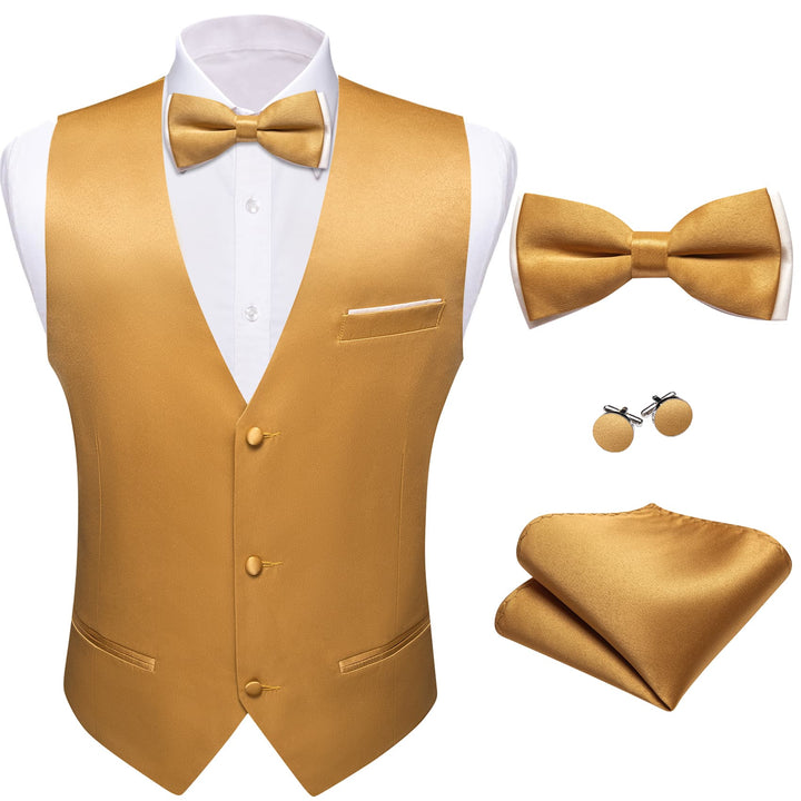 rose gold tuxedo vest