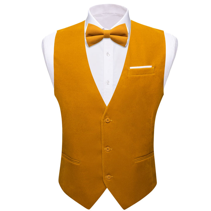 yellow tuxedo vest