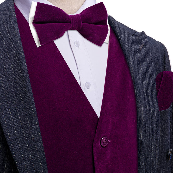 mens purple vest