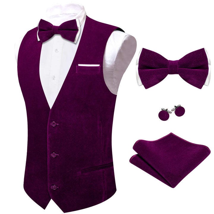 purple vest for men