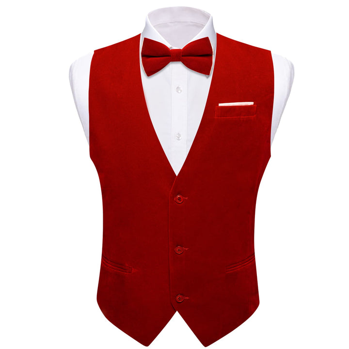 red mens vest