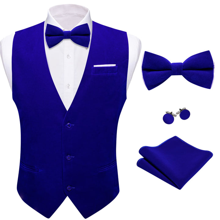 royal blue suit vest