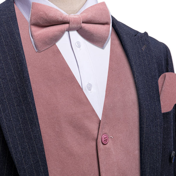 pink suit vest