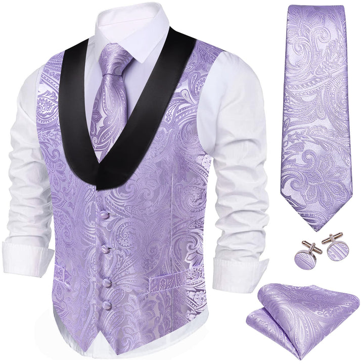 mens purple vest