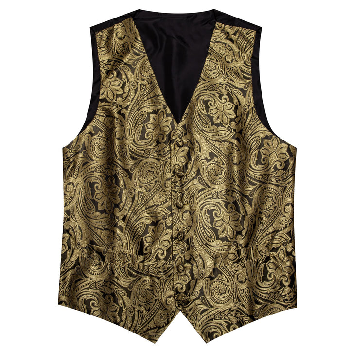 mens gold vest