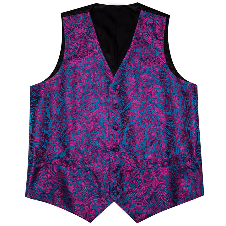 men's purple vest