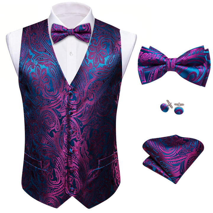 purple mens vest