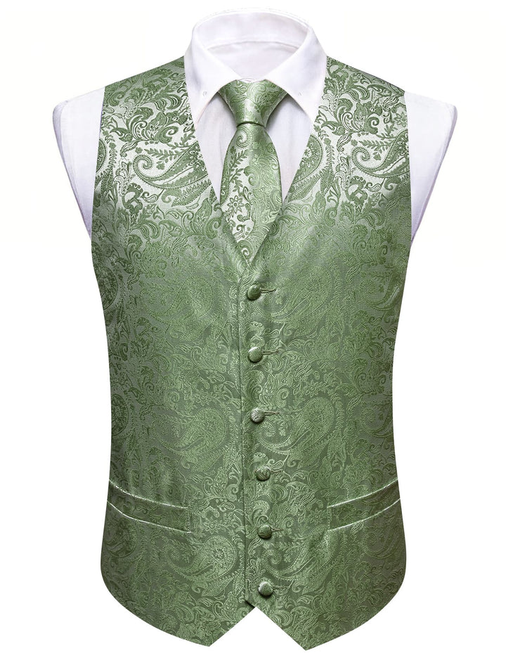 green vest suit