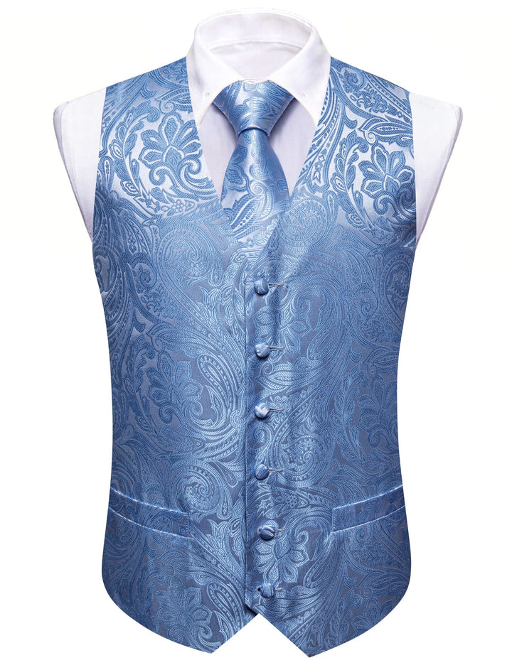 blue mens vest